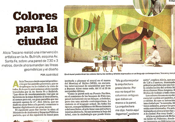 Nota en diario La Nación