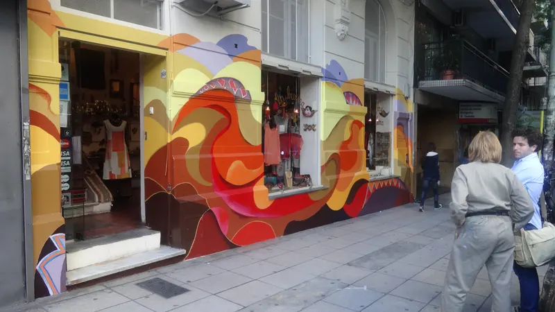 Vista del mural