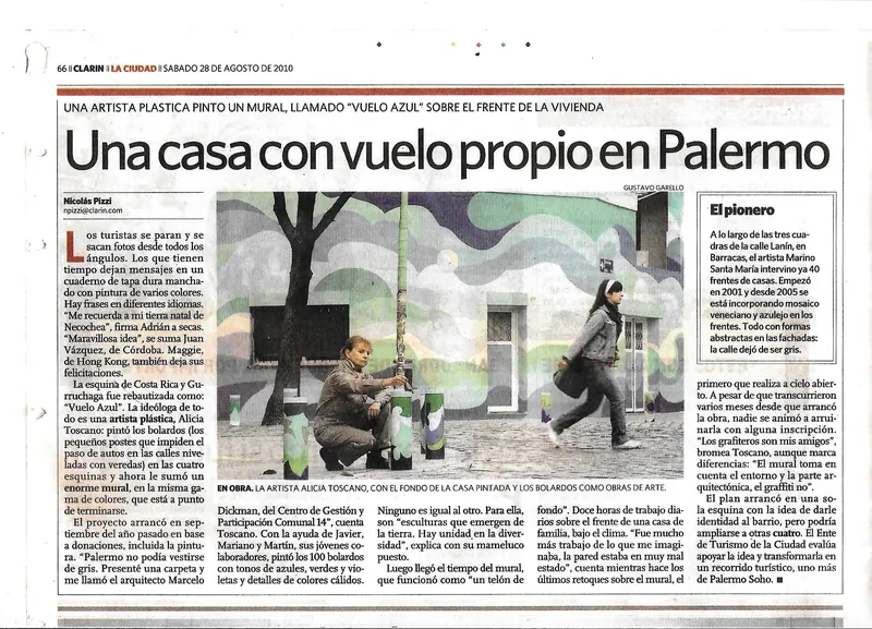 Nota Clarín 2010