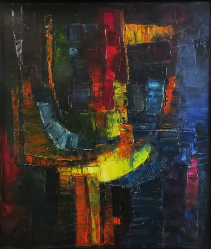 Nocturno - Opus 3, 1964, 70 x 60cm