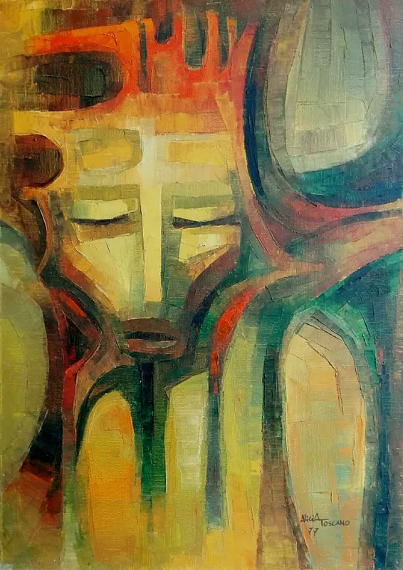 Telúrico, 1977, 70 x 50cm