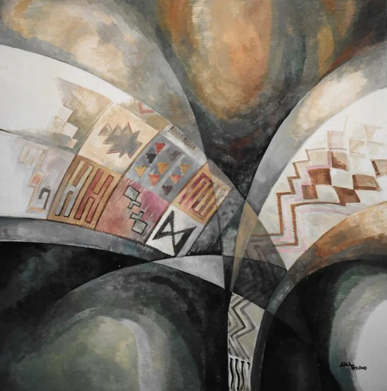 Silencio americano II, 120 x 120cm