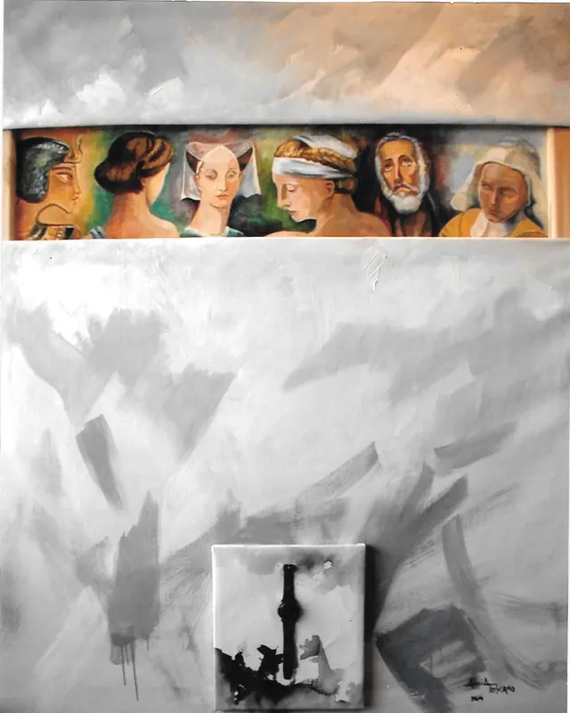Arte y Comunicación, 150 x 120cm cada módulo