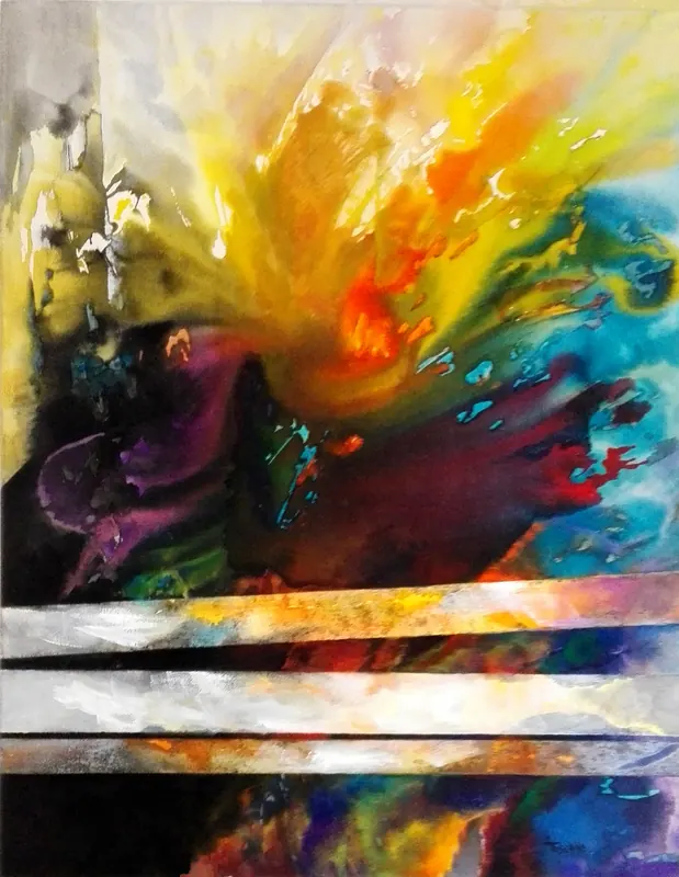 Barrera Cósmica II, 90 x 80cm